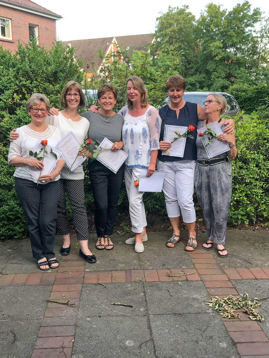neue Sterbebegleiterinnen 2019 - Hospizdienst Reinbek
