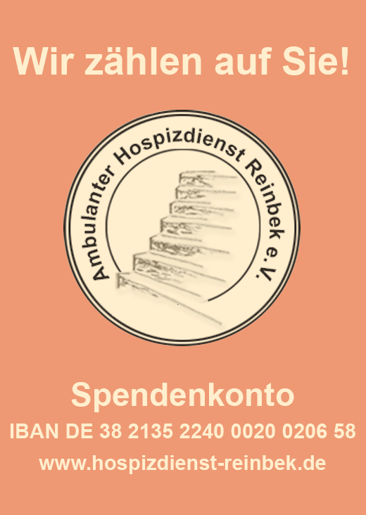 Spendenbanner Druckversion - Hospizdienst Reinbek Spendenbanner Druckversion - Hospizdienst Reinbek